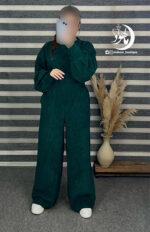 ست بلوز شلوار مخمل کبریتی کد 108 - Image 2