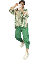ست لینن طرح دار کد 176
