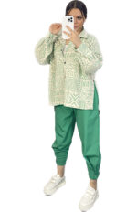 ست لینن طرح دار کد 176 - Image 5