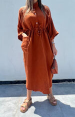 پیراهن مانتویی کد 198 - Image 5