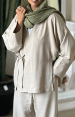 ست مانتو و شلوار خاتون کد 287 - Image 5
