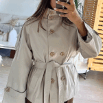 ترنچ کت رستا کد 04306
