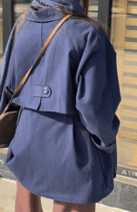 ترنچ کت کتان آستردار کد 04302 - Image 6