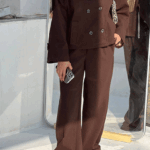 ست جکت و شلوار طرح برشکا کد 04319