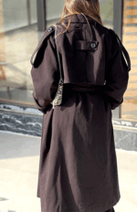 ترنچ کت بلند نازگل کد 04327 - Image 3