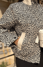 بامبر جکت پلنگی کد 04322 - Image 3