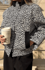 بامبر جکت پلنگی کد 04322 - Image 4
